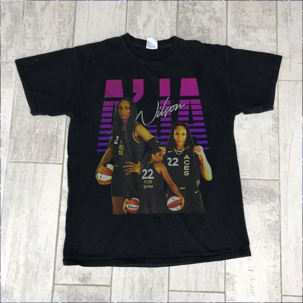 A_Ja Wilson - Las Vegas Aces - Wnba - Unisex Black T-Shirt